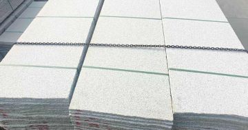 潍坊芝麻白毛板，石材毛板