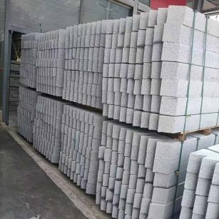 潍坊芝麻白树围石 树池