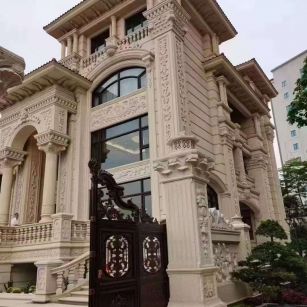 潍坊黄金麻别墅外墙异形定制