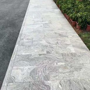 潍坊浪淘沙地铺石 夜里雪