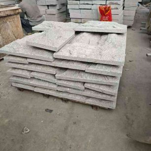 潍坊芝麻白蘑菇石，自然面