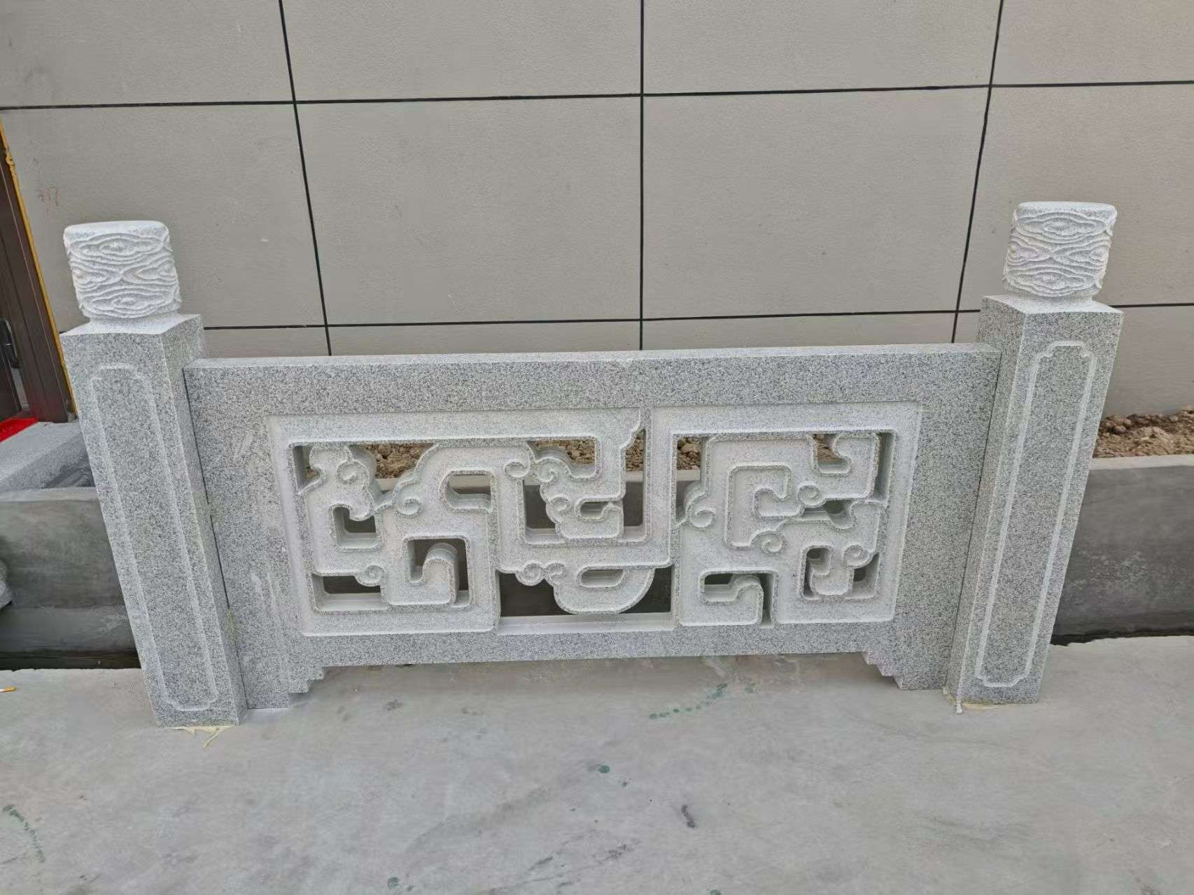 潍坊芝麻白河道栏杆 桥栏杆