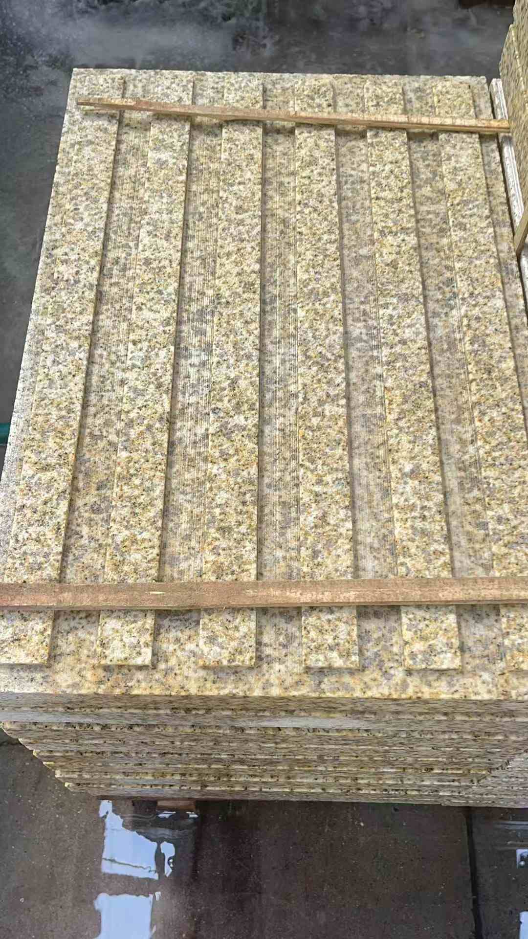 潍坊黄金麻盲道 石材盲道